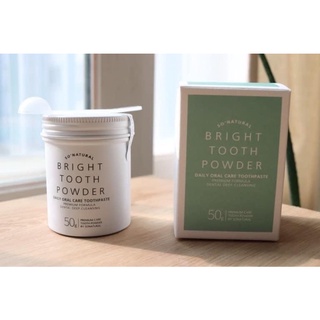 Bột Làm Trắng Răng Hỗ Trợ Làm Giảm Hôi Miệng An Toàn Hiệu Quả Nhanh Chóng Bright Tooth Powder 2in1 50G So Natural