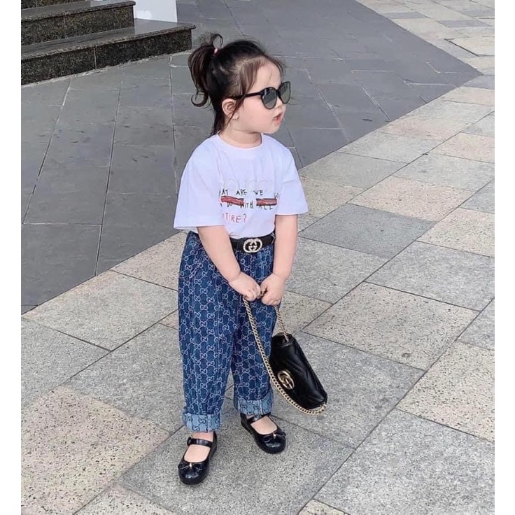 Quần baggy điệu cho bé gái