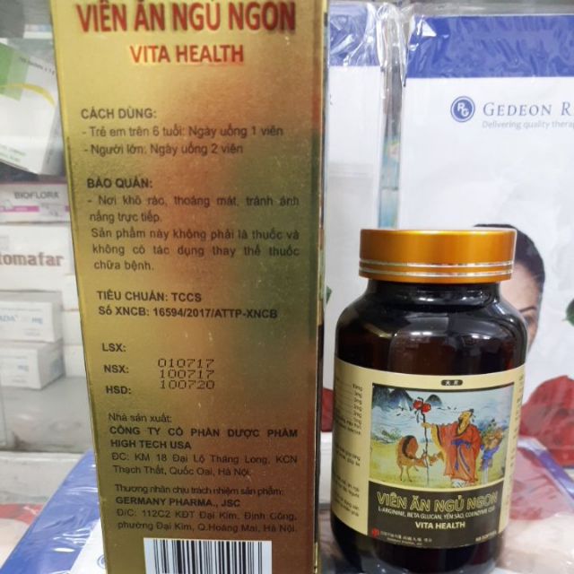 Viên Ăn Ngủ Ngon Vita Health: ăn ngon- ngủ khỏe - sức khỏe là vàng. | BigBuy360 - bigbuy360.vn