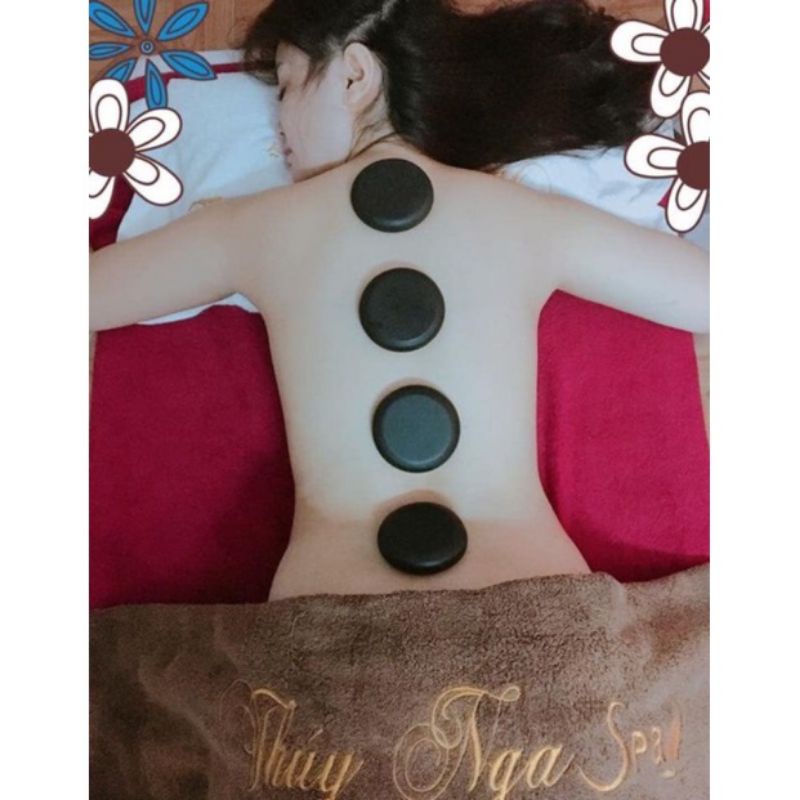 Đá Nóng Massage Body Đả Thông Kinh Lạc Dùng Trong Đông Y - Spa - TMV