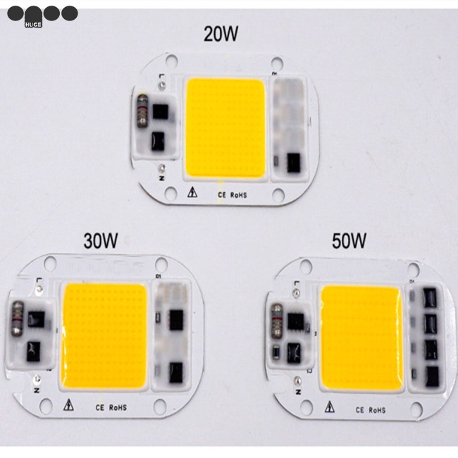 AC 110V 20W/30W/50W High Pressure LED Chip Free Driver COB Light Source