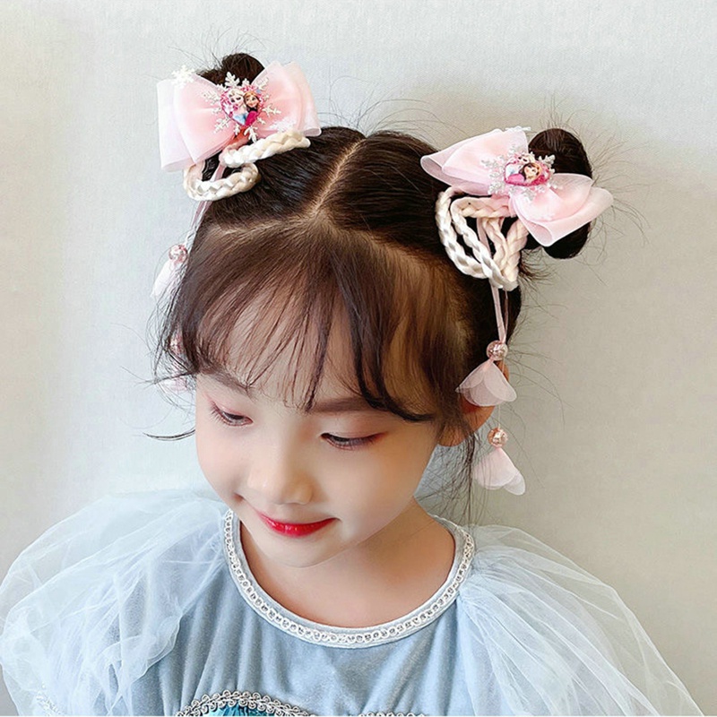 Set 2 Kẹp Tóc Hình Nơ Xinh Xắn Dành Cho Bé Gái