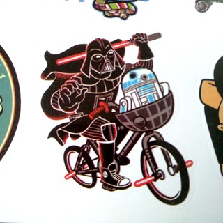 Tấm sticker dán AROUND THE WORLD ( kích thước 18.5cm x 27cm )