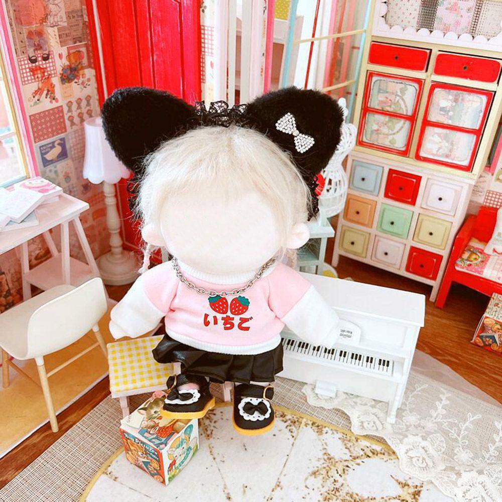 Áo Sweater Tay Dài In Họa Tiết Hoạt Hình Dễ Thương Cho Búp Bê