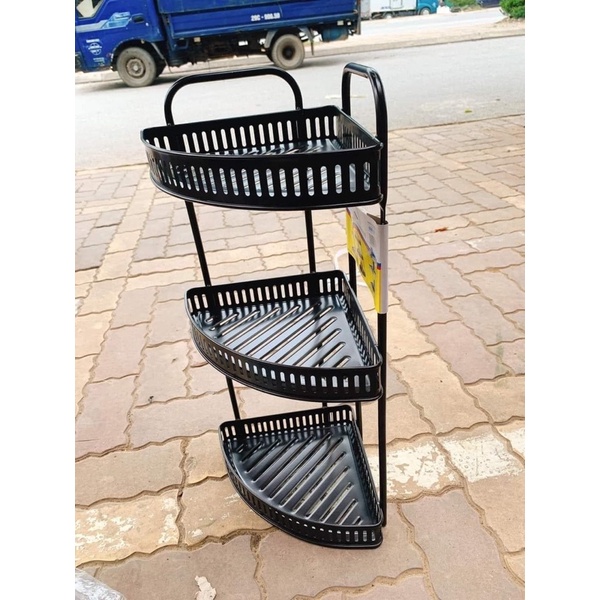 Kệ để đồ nhà bếp phòng tắm 3 tầng cao cấp