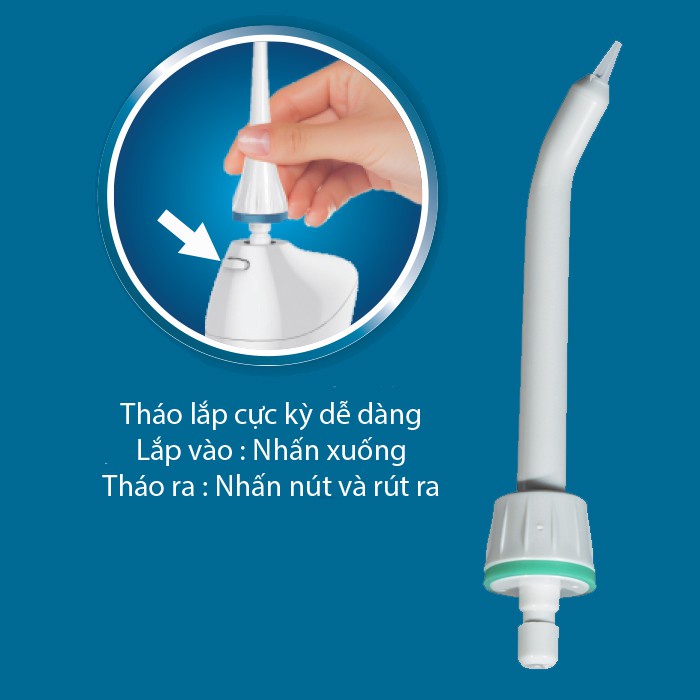 Bộ 2 đầu viền nướu  máy tăm nước du lịch Procare A6 / A3 / KHD13