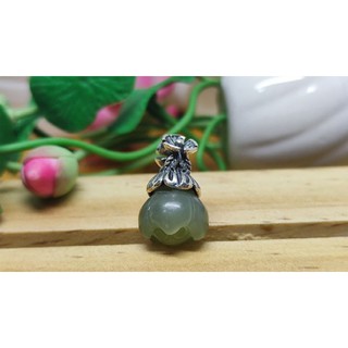 charm hoa đính sen bạc 925