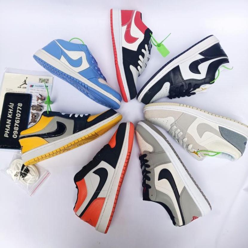 Giày thể thao JD 1 Cổ Thấp, Giày sneaker JORDAN 1 LOW Nhiều màu Nam Nữ Mới nhất