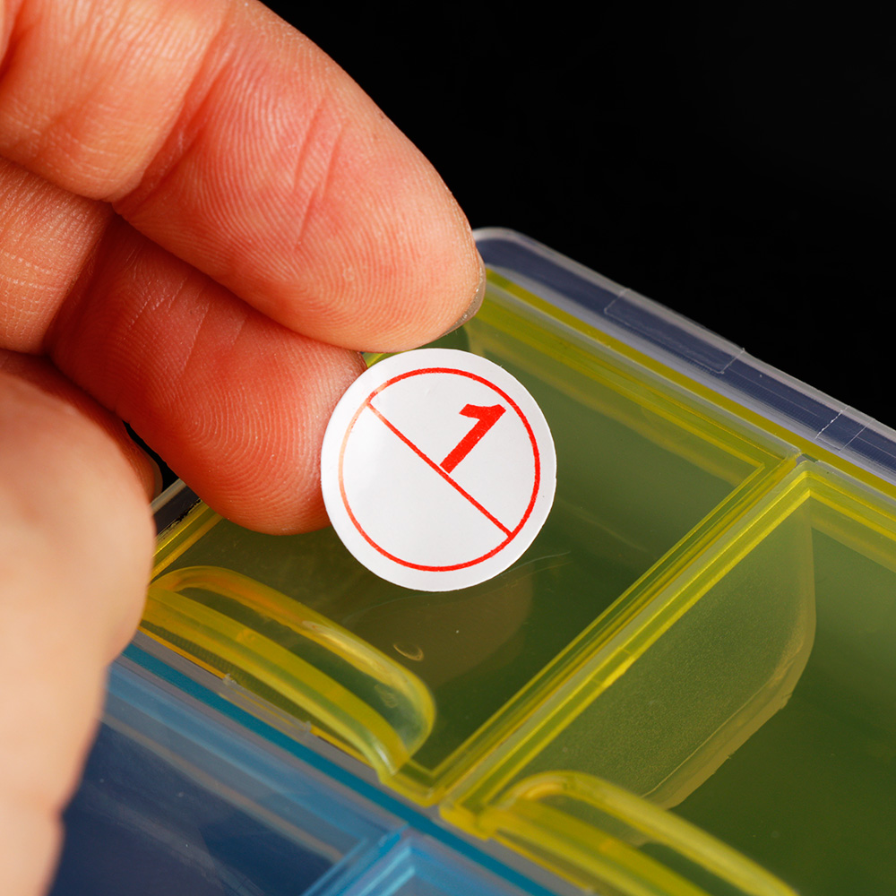 Bộ 400/500 Nhãn Dán Đánh Dấu Số Tự Dính Dùng Phân Loại Đồ Thủ Công