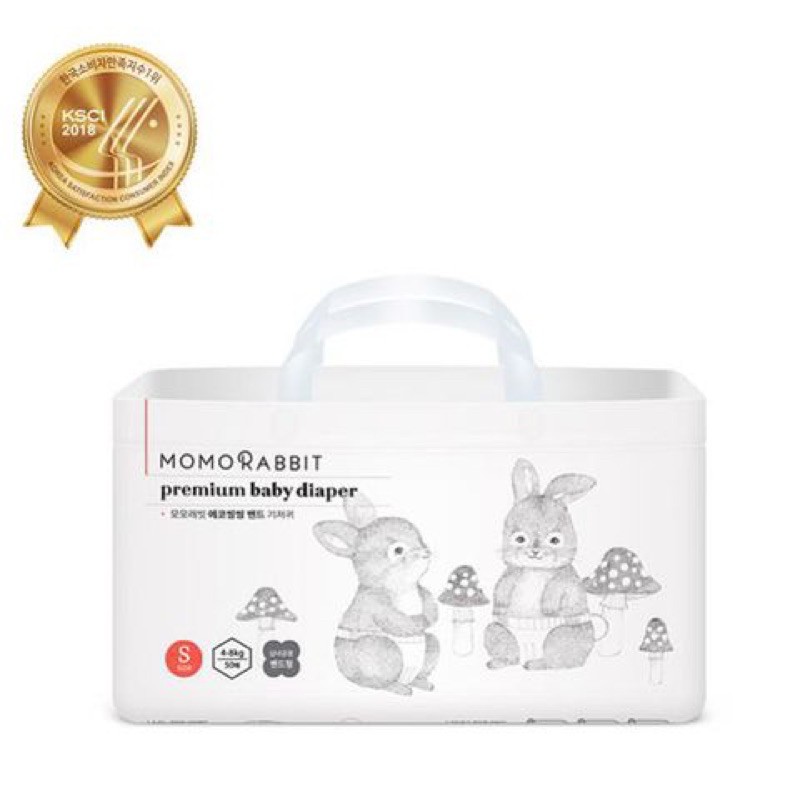 Bỉm dán/quần momo rabbit nội địa Hàn Quốc S50/M44/L40/XL36/L28/XL22/XXL18