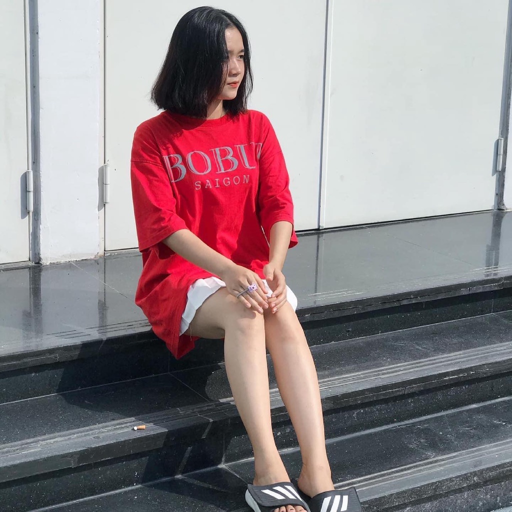 [BOBUI NEW FULLTAG CHÍNH HÃNG] Áo thun BOBUI  / áo thun bobui chữ phản quang (real 100%) form oversize tay lỡ | BigBuy360 - bigbuy360.vn