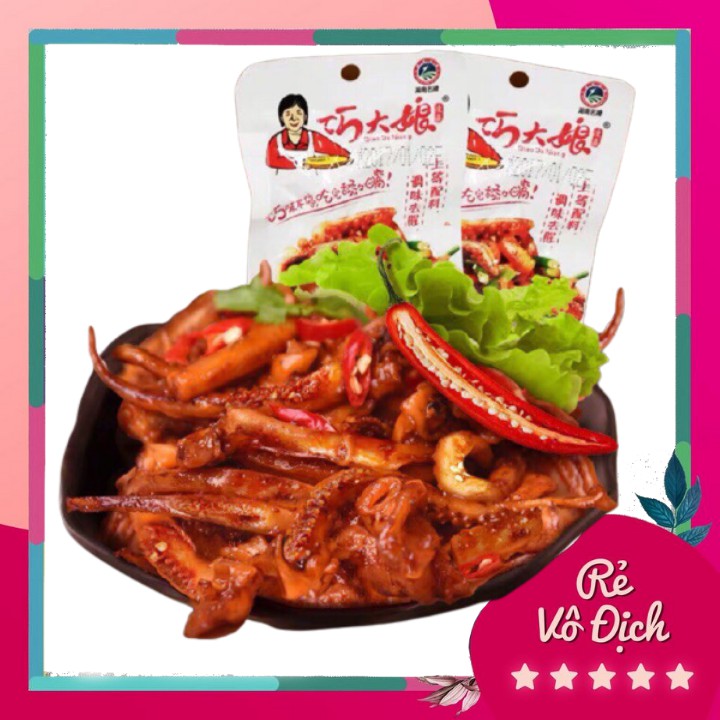 [Siêu rẻ] 1 hộp Râu mực xào cay Tứ Xuyên thơm ngon-Mc Food