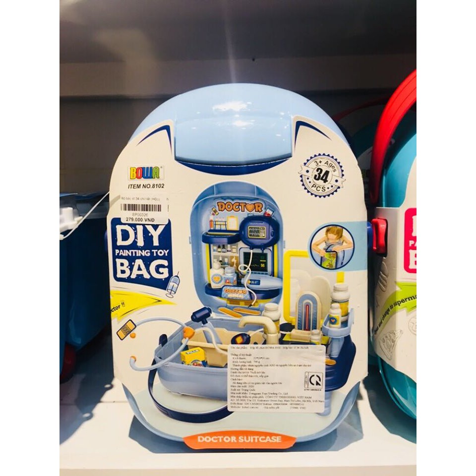 BOWA - BỘ ĐỒ CHƠI NHẬP VAI DIY PAINTING TOY BAG