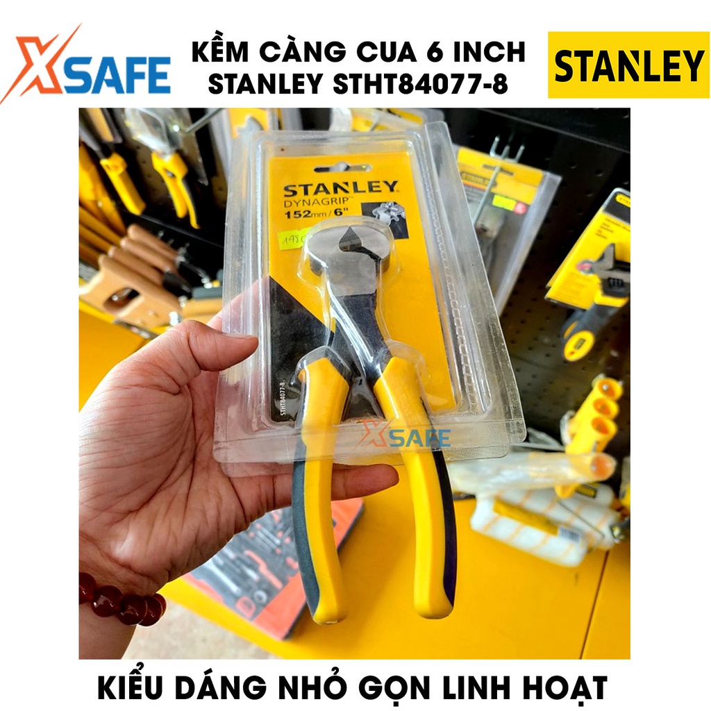 Kềm càng cua STANLEY thép cứng bền bỉ Kìm Stanley chịu lực, chịu nhiệt tốt, cán cầm bọc nhựa êm ái nhỏ gọn chắc chắn