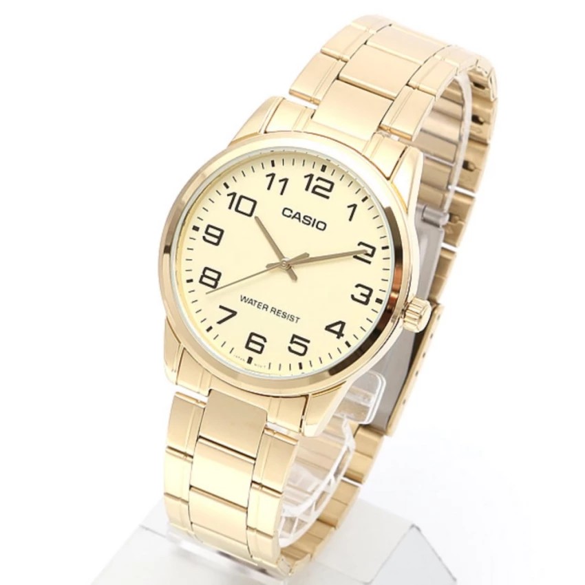Đồng hồ nam dây kim loại Casio chính hãng Anh Khuê MTP-V001G-9BUDF