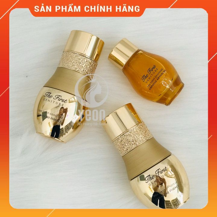 Set làm trắng và tăng cường độ hồi cho da Ohui The First Geniture SYM-MICRO ESSENCE 3sp