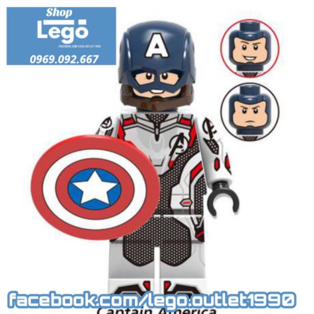Xếp hình Siêu anh hùng Avengers: Endgame Black widow - Thor - Ant man - Nebula - Iron man Lego Minifigures Xinh X0251