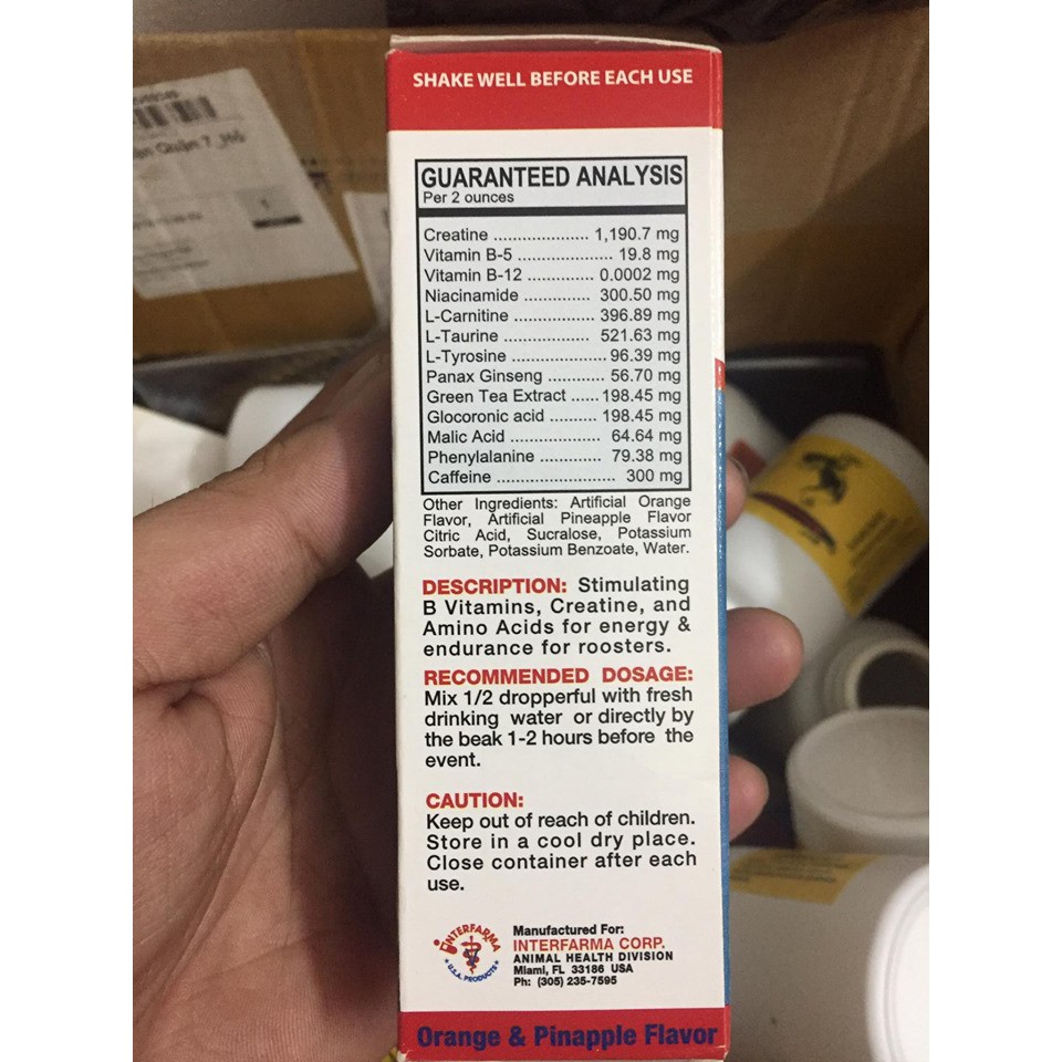 Vitamins Cho Gà Energen Chai 60ml