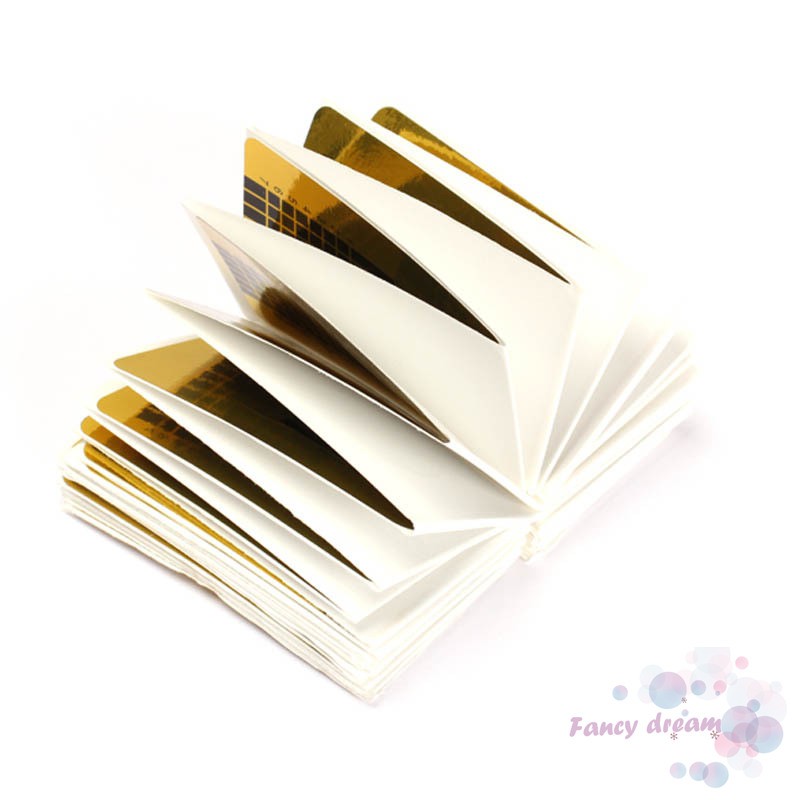 Set 100 miếng dán hỗ trợ trang trí móng tay nghệ thuật