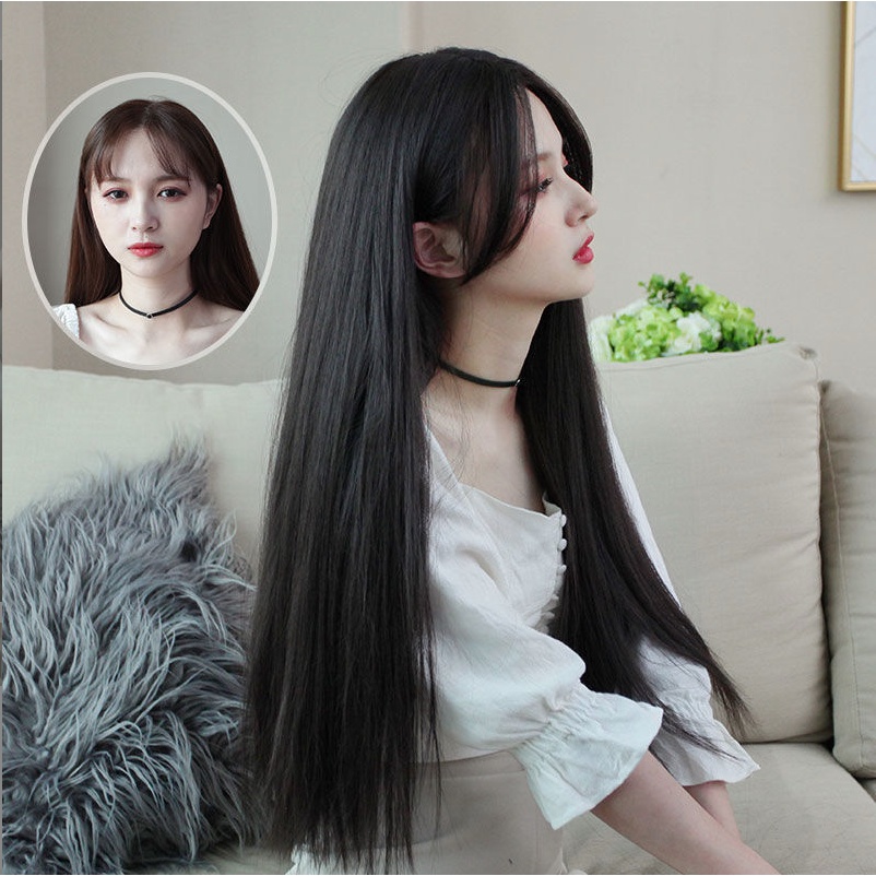 🌿Tặng Lưới🌿 Tóc giả nữ nguyên đầu mái bay tự nhiên - TG21