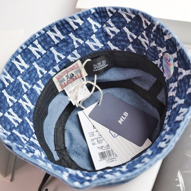 Nón bucket nữ ,mũ tai nữ bèo nam jeans in Ny cực chất, hàng cao cấp đầy đủ tem mác