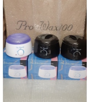 Sáp thơm hương dừa +Nồi nấu sáp triệt lông Pro wax 100 có 3 màu Đen - Trắng - Hồng, Tặng que lấy sáp