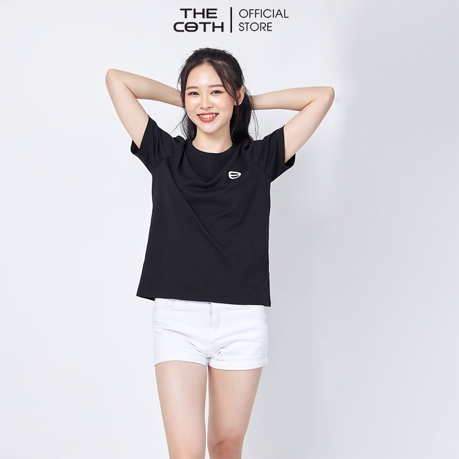 Áo Thun Nữ Đẹp Cao Cấp cổ tròn chất  Cotton Hàng Hiệu chất Cotton mặc thoáng mát thương hiệu THE COTH AT1F1006