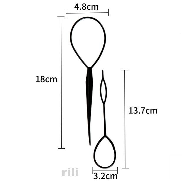 2 Dụng Cụ Hỗ Trợ Tết Tóc Đuôi Ngựa