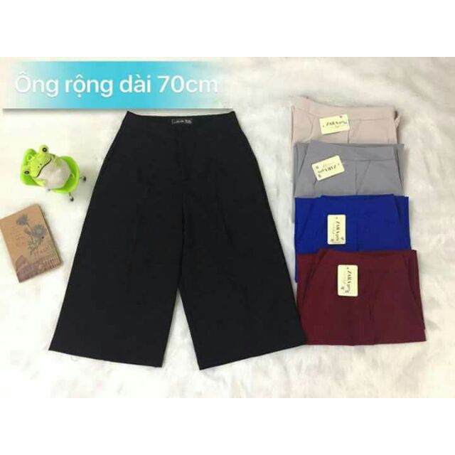 Quần ống rộng vải tuyết mưa( dài, ngắn, đùi)