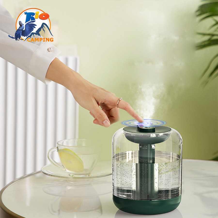 Máy phun sương Nano, tạo ẩm, khuếch tán xông tinh dầu để bàn thế hệ mới