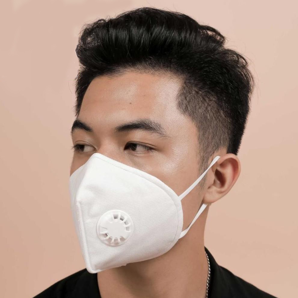 Khẩu Trang Vải Nỉ 3D Có Van Thở - Như 1 món phụ kiện thời trang cho mng mùa dịch | BigBuy360 - bigbuy360.vn