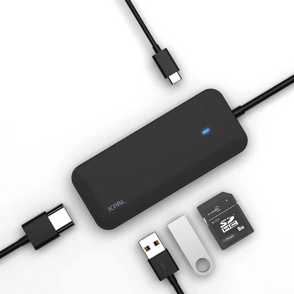 Cổng chuyển/Hub 5in1 JCPAL LINX USB-C Multiport HDMI