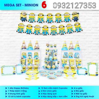 SÉT MEGA TRANG TRÍ BÀN TIỆC CHO BÉ