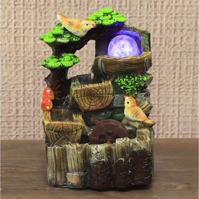 Thác nước phong thủy Resin Composite, Size 15x10x20 cm | BigBuy360 - bigbuy360.vn