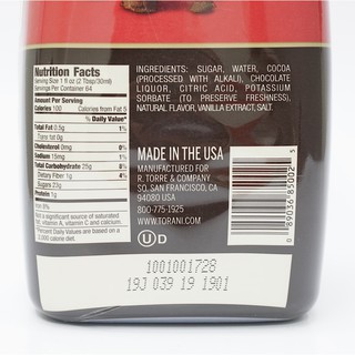 Sốt Torani dark socola