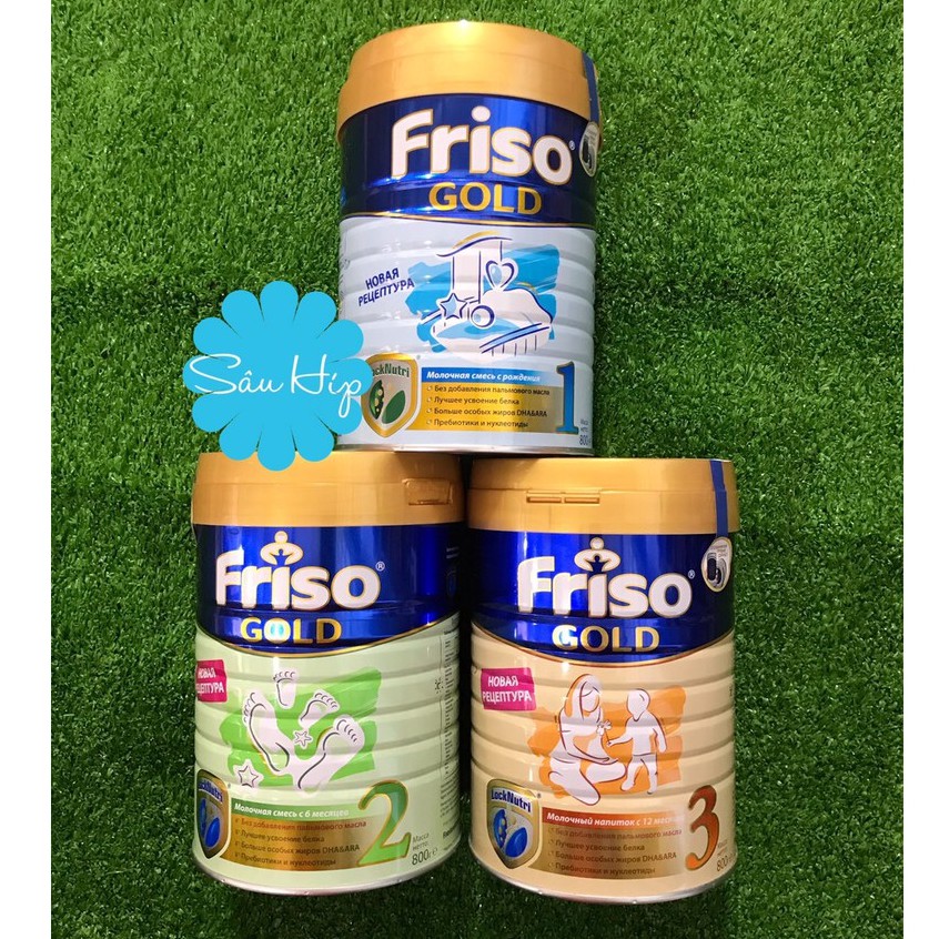 Sữa FRISO GOLD Nga đủ số 1,2,3- 800gr