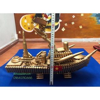 Mô hình vỏ đạn tàu chiến