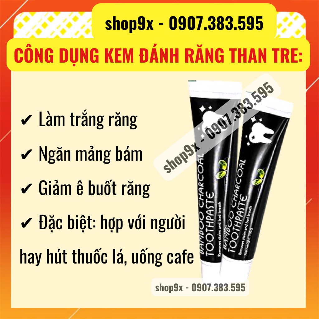 Kem Đánh Răng Than Tre Bạc Hà 100gr