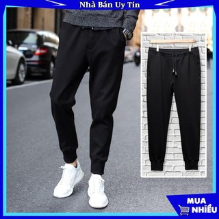 Quần thể thao nam 💖FREESHIP💖 jogger quần tập gym mã TT57 thể dục kiểu thun trơn bó ống Hàn Quốc đẹp ống dài 💝
