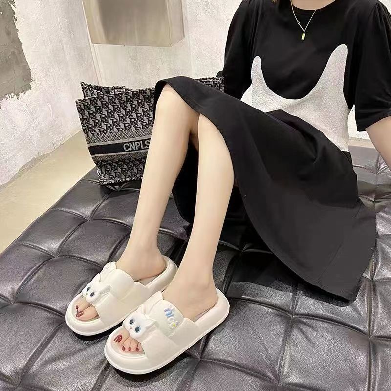 Dép Đi Trong Nhà Đế Dày Kiểu Dáng Đơn Giản Dễ Phối Đồ Cho Nữ