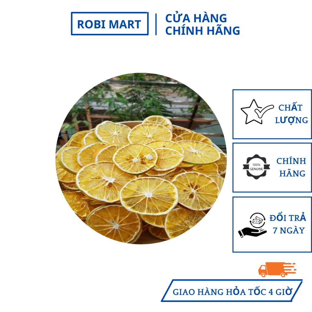 Cam xoàn thái lát sấy lạnh Robi Mart 100g - Hàng loại 1 lát đẹp chính hãng