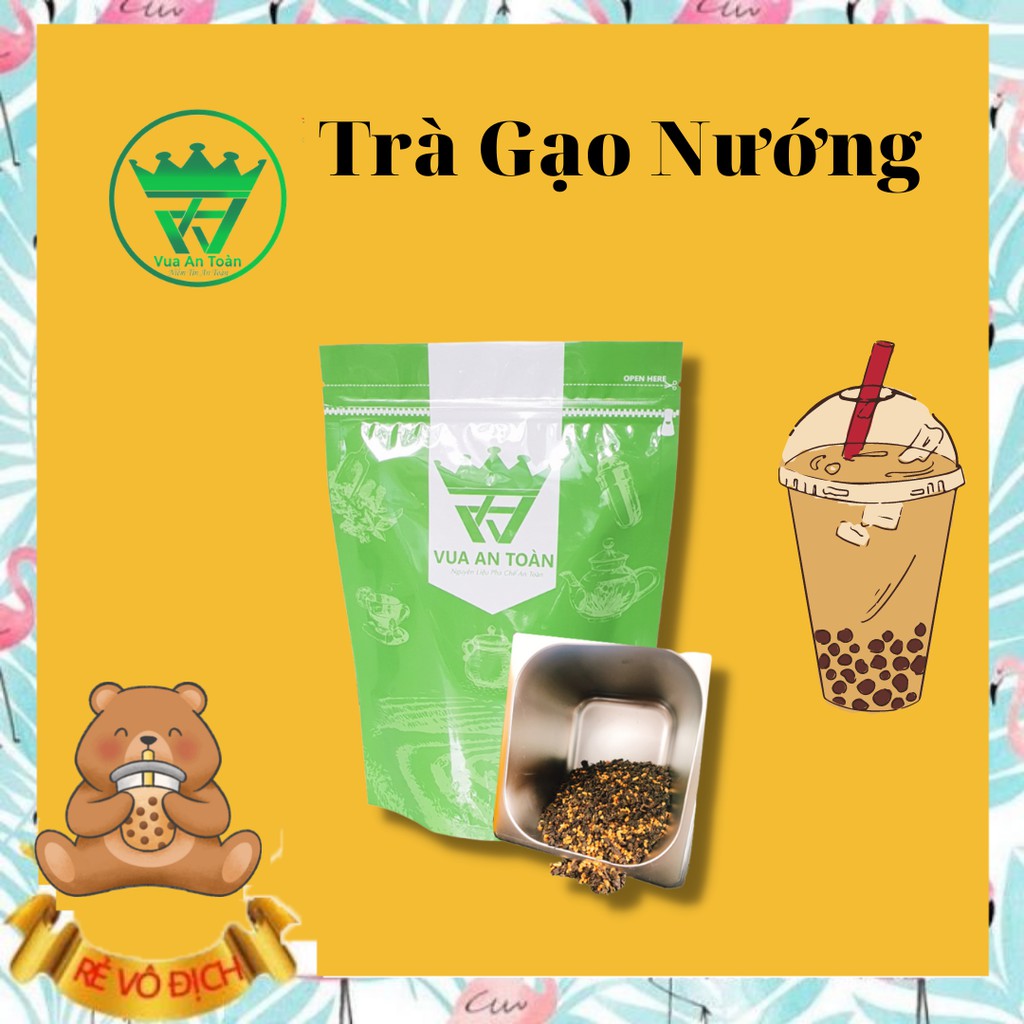 Trà Gạo Nướng Pha Trà Sữa Nướng Chuẩn Vị