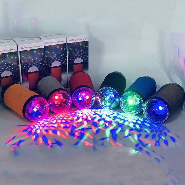 Loa Bluetooth Mini Có Đèn Xoay Chớp Sao Lung Linh Nghe Nhạc Cực Hay. Bass Cực Đã
