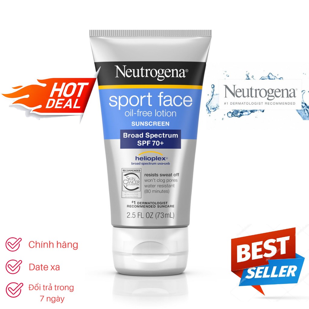 Kem Chống Nắng - Neutrogena Sport Face SPF 70