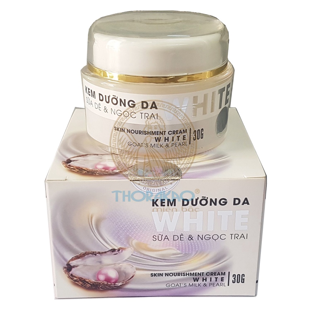 Kem dưỡng trắng da sữa dê ngọc trai Thorakao 30g