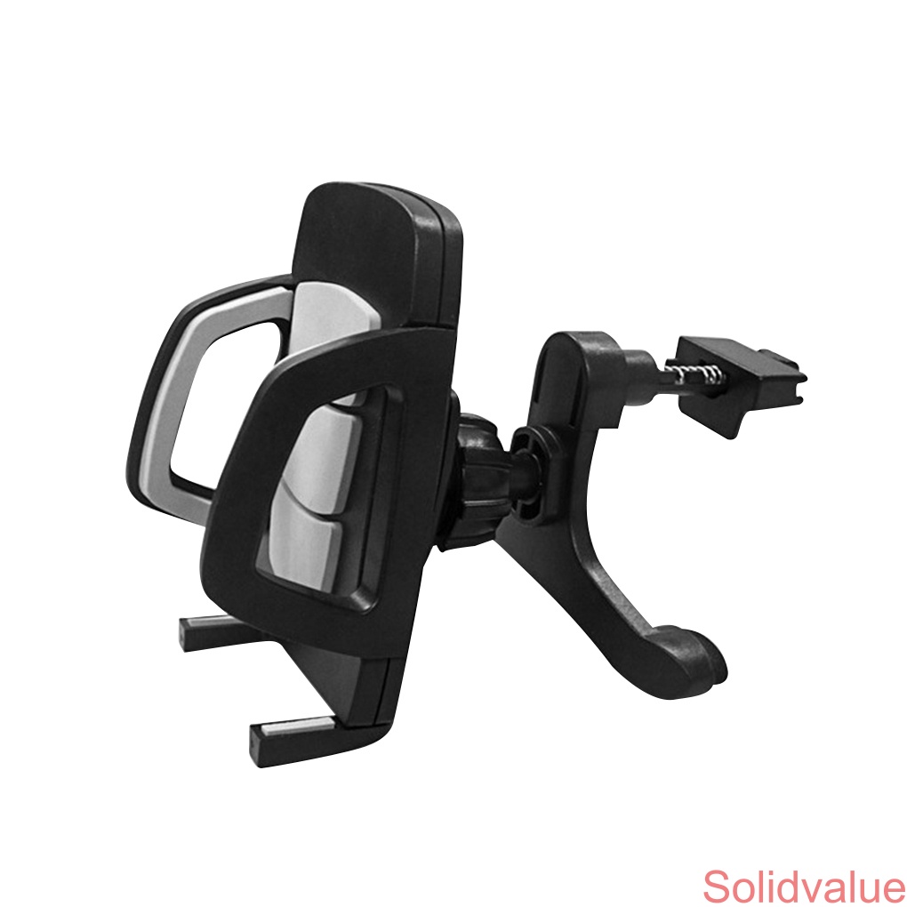 Car Phone Holder Air Vent Mounted Mobile Phone Bracket Plastic Cradle Adjustable Automotive Accessory