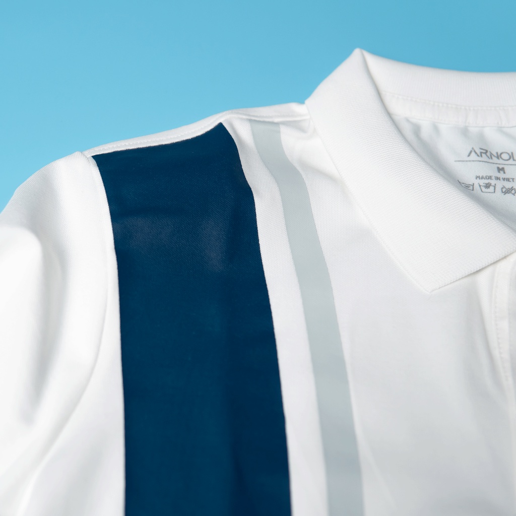 Áo thun polo nam TENY họa tiết vải cá sấu Cotton thoáng mát - ARNOLD