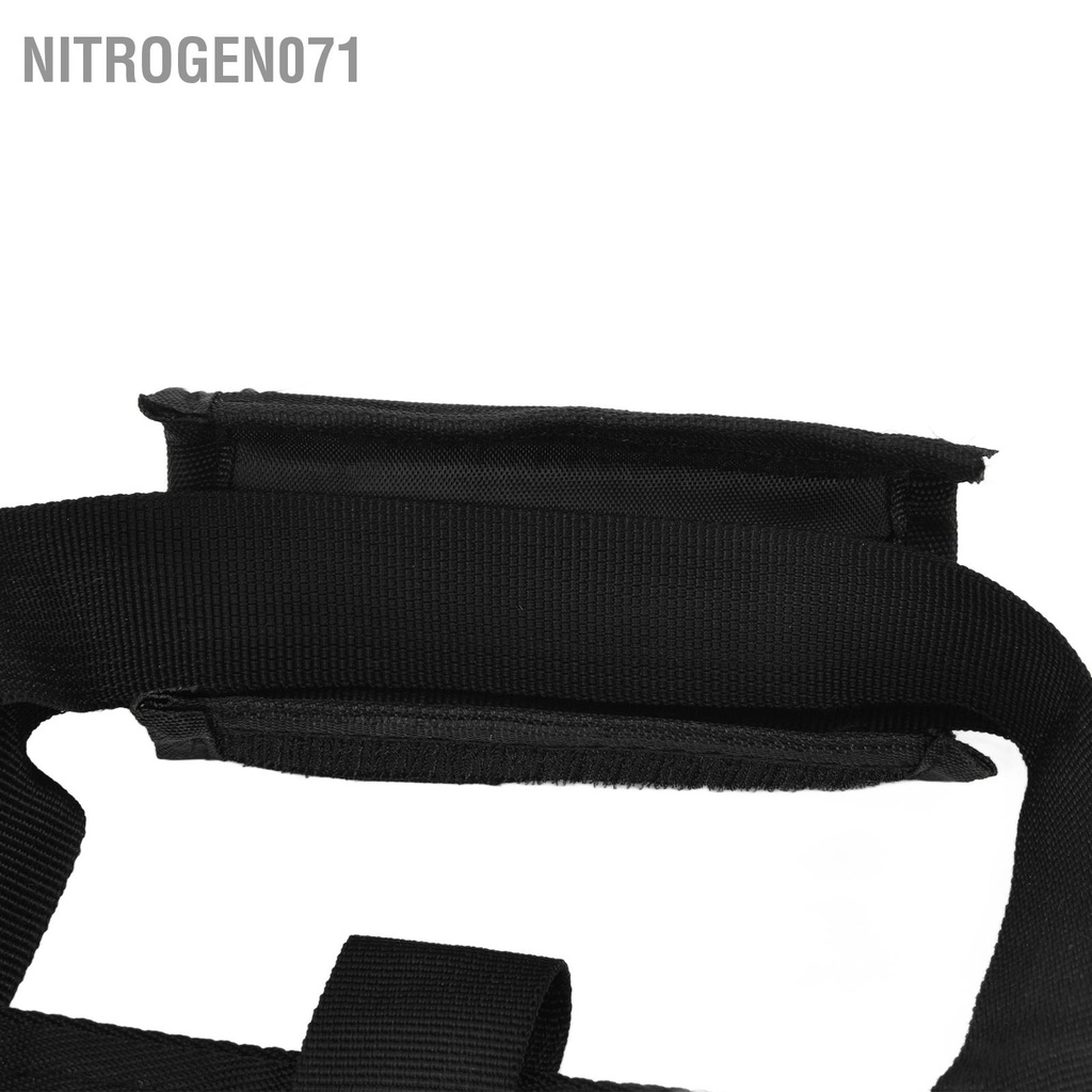 Nitrogen071 Gấp để bàn Túi lưu trữ Sponge Interlayer Không thấm nước Vải Oxford Đen đựng đa chức năng ngoài trời cho chuyến dã ngoại