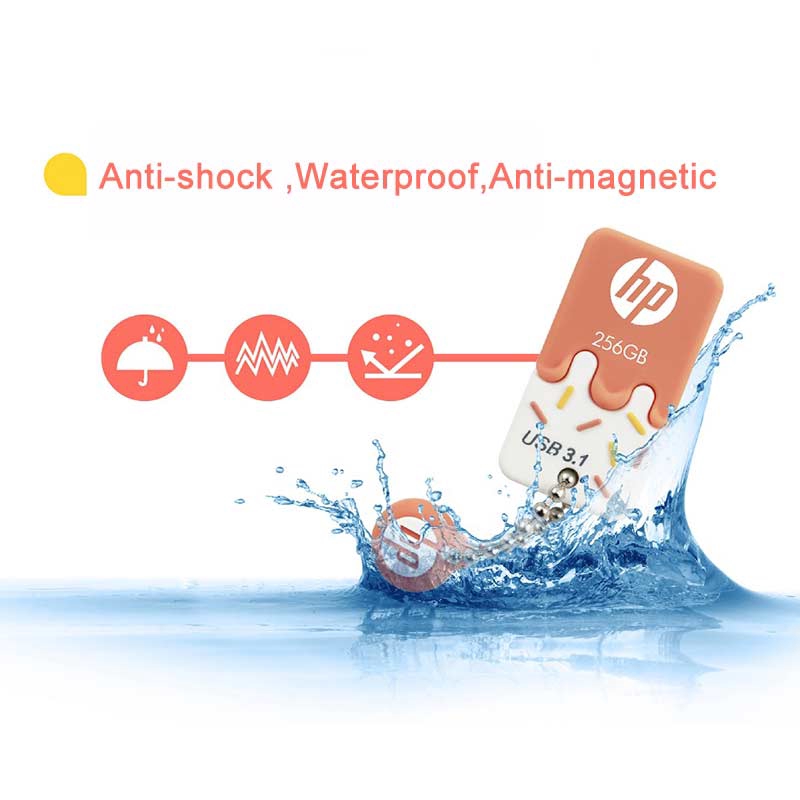 Ổ nhớ flash cổng USB3.1 chất liệu silicon hình que kem đáng yêu tiện dụng cho OTG DJ