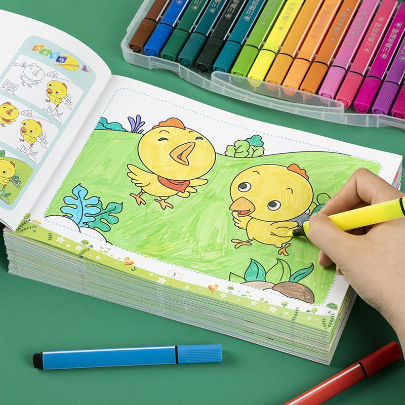 Sách Tô Màu Nước Độc Đáo Cho Bé